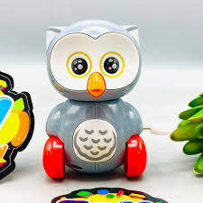 Owl gray/ Owl toy/ Kids play owl